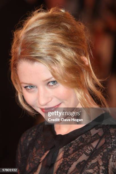 Emilie De Ravin attends the UK premiere of Remember Me held at The Odeon Leicester Square on March 17, 2010 in London, England.