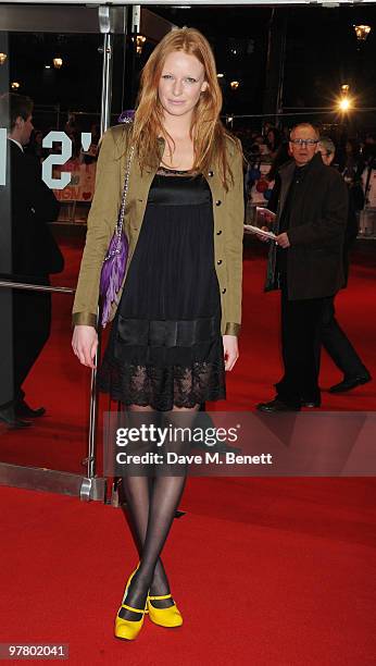 Olivia Inge attends the 'Remember Me' UK film premiere at the Odeon Leicester Square on March 17, 2010 in London, England.