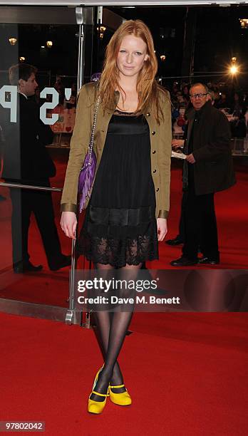 Olivia Inge attends the 'Remember Me' UK film premiere at the Odeon Leicester Square on March 17, 2010 in London, England.