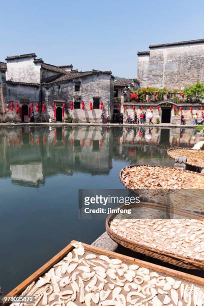 hongcun village - huangshan city anhui province stock pictures, royalty-free photos & images