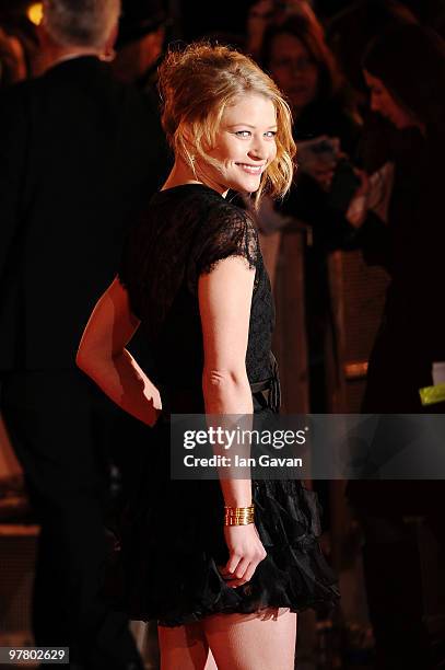 Actress Emilie de Ravin attends the 'Remember Me' UK film premiere held at the Odeon Leicester Square on March 17, 2010 in London, England.