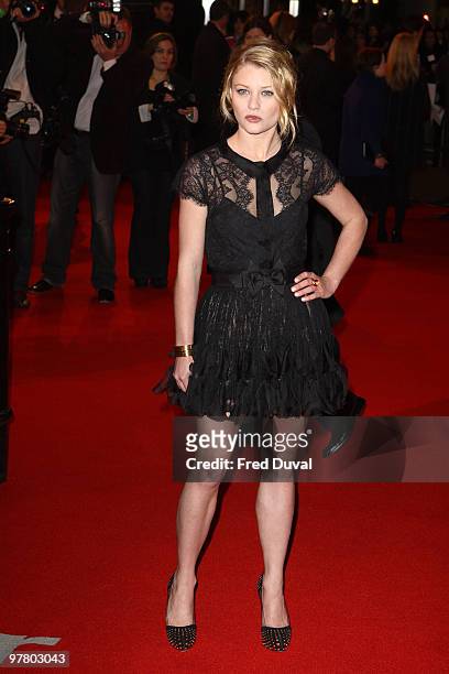 Emilie de Ravin attends the UK Premiere of Remember Me at Odeon Leicester Square on March 17, 2010 in London, England.