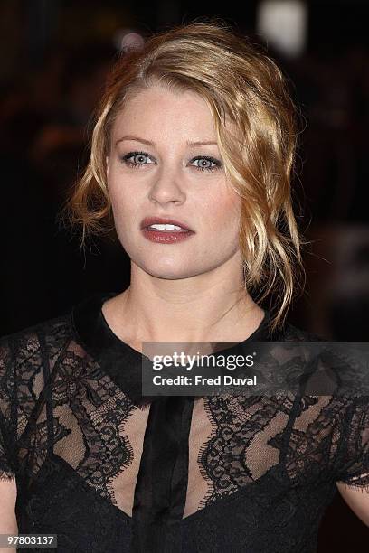 Emilie de Ravin attends the UK Premiere of Remember Me at Odeon Leicester Square on March 17, 2010 in London, England.