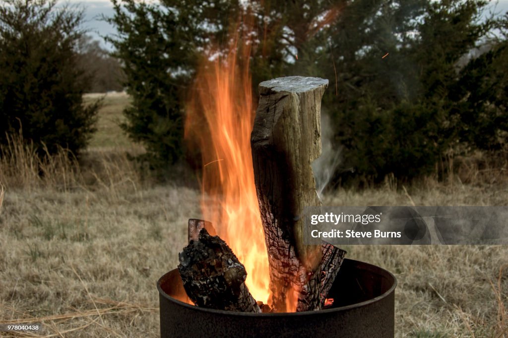 Fire in Barrel