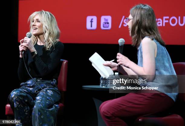 Actress Judith Light speaks with Cynthia Littleton, on stage during SAG-AFTRA Foundation Conversations: "The Assassination Of Gianni Versace:...