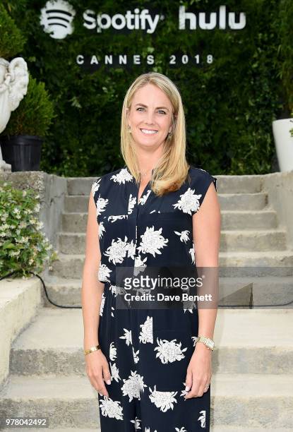 Hulu CMO Kelly Campbell attends as Spotify and Hulu host a night for creators, artists and innovators during Cannes Lions 2018 at Chateau Saint...