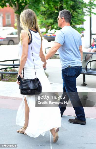 Actor Josh Brolin and Kathryn Boyd are seen walking in Soho on June 18, 2018 in New York City.Photo by Raymond Hall/GC Images)