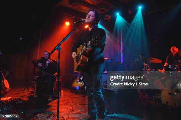 Tom McRae performs on stage at Scala on March 17, 2010 in London, England.