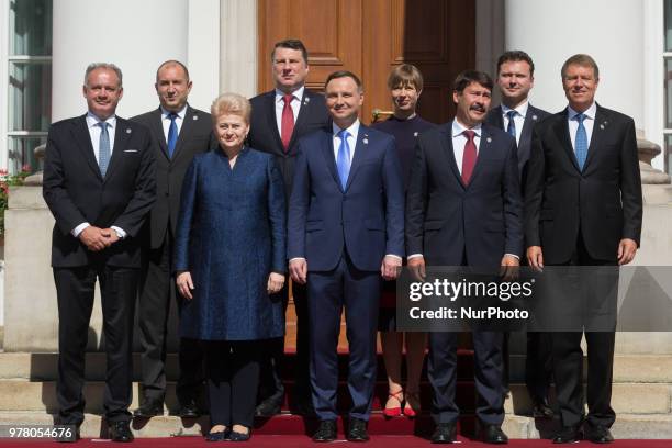 President of Slovakia Andrej Kiska, President of Bulgaria Rumen Radev, President of Lithuania Dalia Grybauskaite, Latvian President Raimonds Vejonis,...