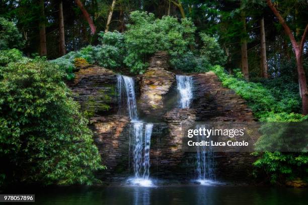 efteling waterfall - efteling stock pictures, royalty-free photos & images