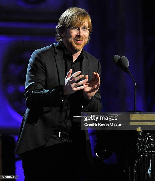 Trey Anastasio of Phish onstage at the 25th Film Independent Spirit Awards held at Nokia Theatre L.A. Live on March 5, 2010 in Los Angeles,...