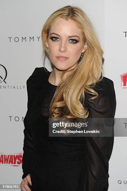 Actress Riley Keough attends the premiere of "The Runaways" at Landmark Sunshine Cinema on March 17, 2010 in New York City.