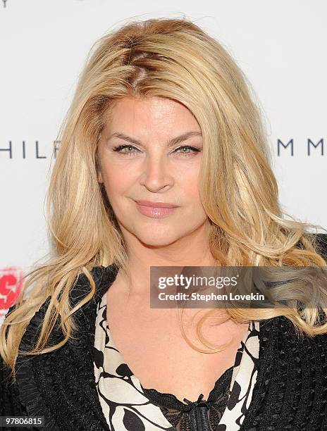 Actress Kirstie Alley attends the premiere of "The Runaways" at Landmark Sunshine Cinema on March 17, 2010 in New York City.