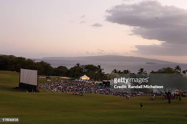 View of the Celestial Cinema at the Taste of Wailea at the 2009 Maui Film Festival on June 20, 2009 in Wailea, Hawaii.
