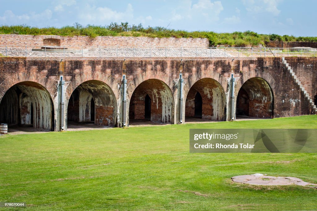Line of Arches Fort Morgan