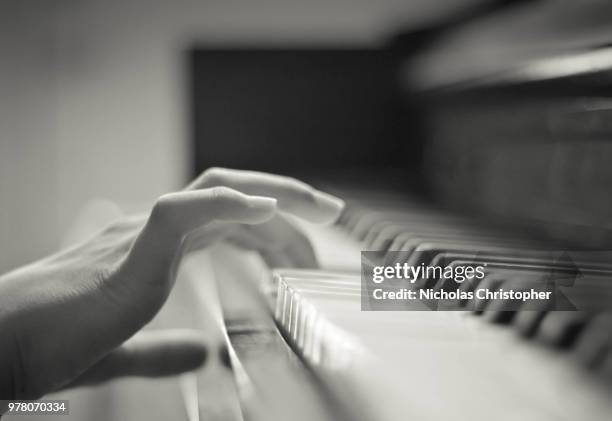 the pianist - nicholas christopher stock pictures, royalty-free photos & images