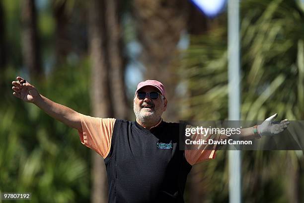 Marvin Shanken the organiser of the event during the Els for Autism Pro-Am on the Champions Course at the PGA National Golf Club on March 15, 2010 in...
