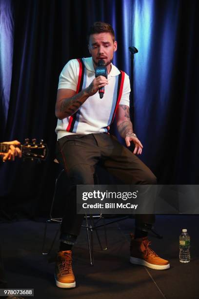 Liam Payne performs at the Q102 performance theater June 18, 2018 in Bala Cynwyd, Pennsylvania.