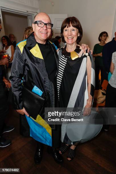 Paul Ettlinger and Prue O'Day attend The Institute of Contemporary Arts, London celebrates the launch of it's newly founded ICA Independent Film...