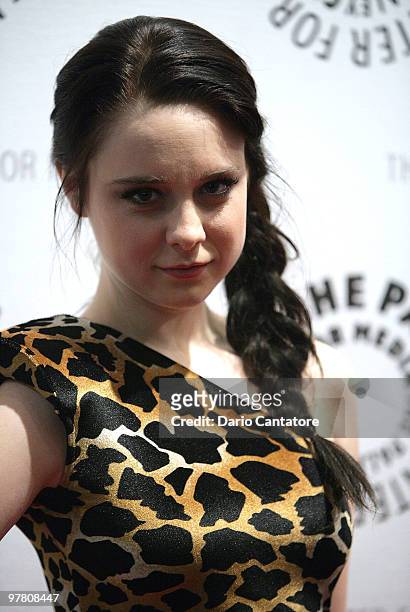 Actress Alessandra Torresani attends a screening of "Caprica" at The Paley Center for Media on March 17, 2010 in New York City.