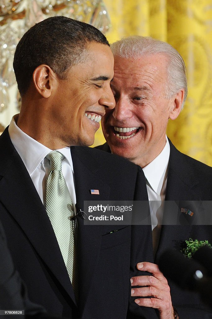 President Obama Hosts St. Patrick's Day Reception