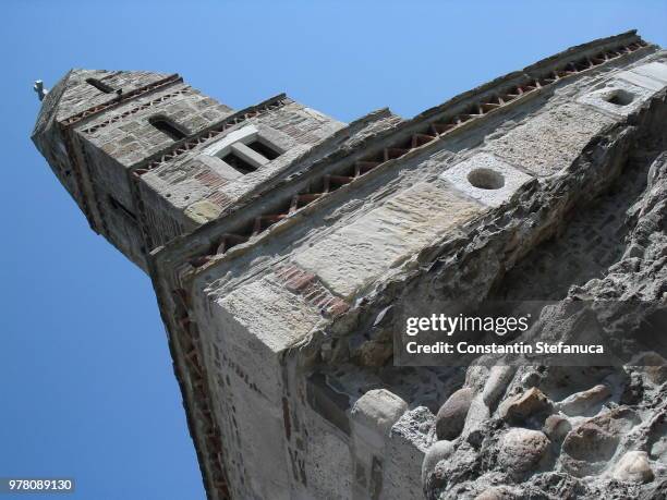 13th century church - romanian ruins stock pictures, royalty-free photos & images