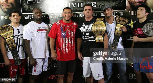 Strikeforce World Lightweight Champion Gilbert "El Nino" Melendez, Undefeated Light Heavyweight contender "King Mo" Lawal, Legendary MMA Superstar,...