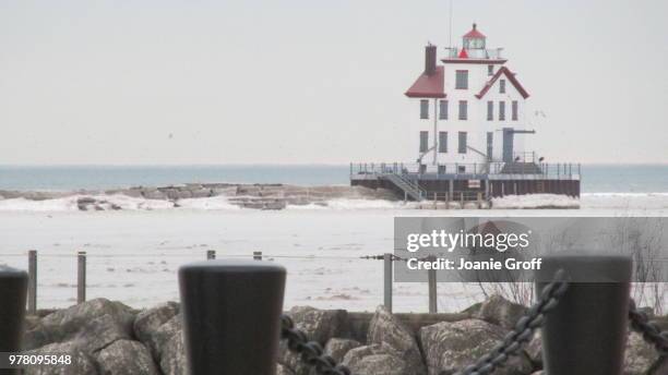 lorain lighthouse - groff imagens e fotografias de stock