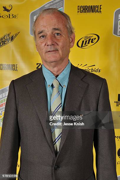 Bill Murray attends the movie premiere of "Get Low" during the 2010 SXSW Festival at Paramount Theater on March 17, 2010 in Austin, Texas.