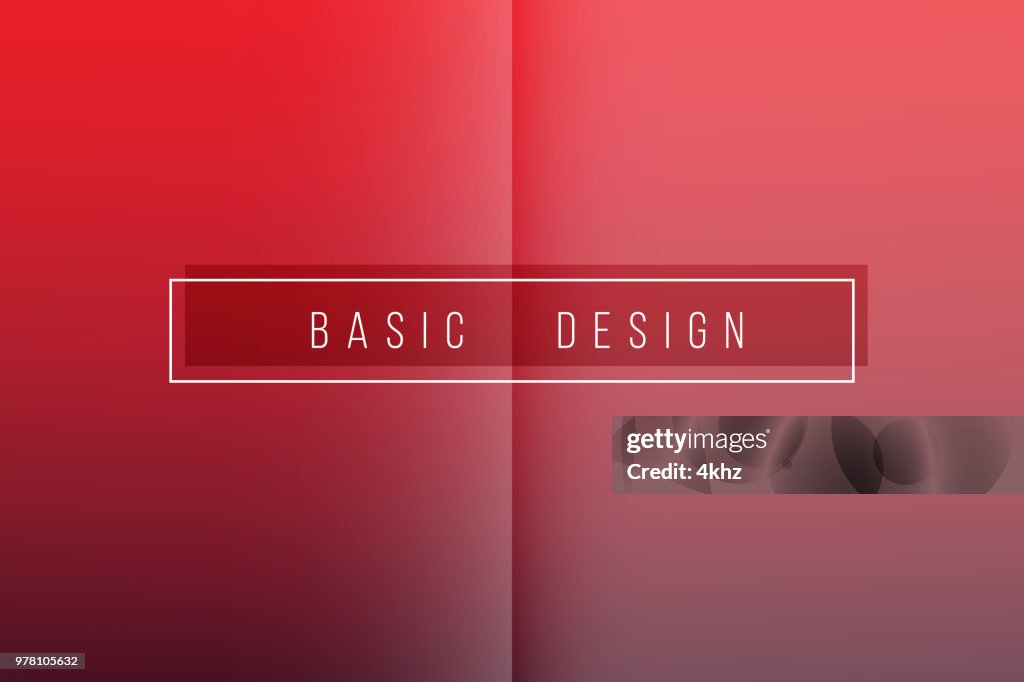 Basic Red Minimal Elegant Abstract Lineer Crease Pattern Vector ...