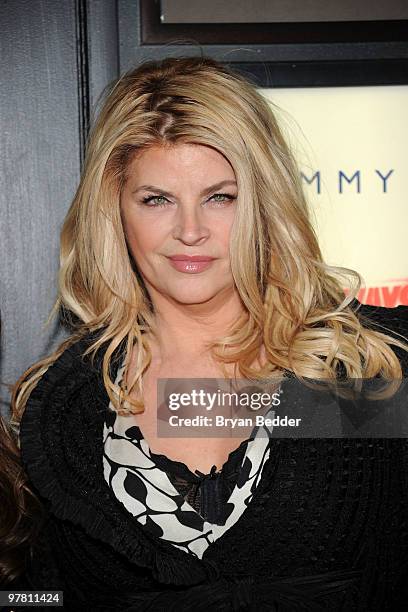 Actress Kirstie Alley attends the premiere of "The Runaways" at Landmark Sunshine Cinema on March 17, 2010 in New York City.