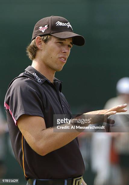 Aaron Baddeley competes in the 2004 Chrysler Championship second round October 29, 2004 in Palm Harbor, Florida.