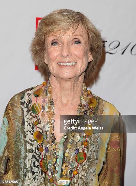 Cloris Leachman attends Chelsea Handler's book party for 'Chelsea Chelsea Bang Bang' at Bar 210/Plush at the Beverly Hilton Hotel on March 17, 2010...