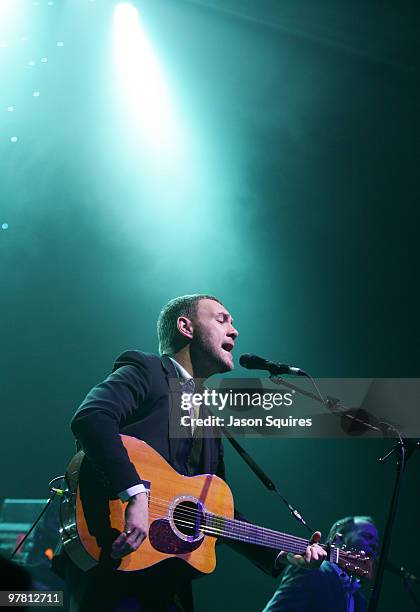 David Gray performs at the Uptown Theatre on March 17, 2010 in Kansas City, Missouri.