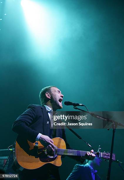 David Gray performs at the Uptown Theatre on March 17, 2010 in Kansas City, Missouri.