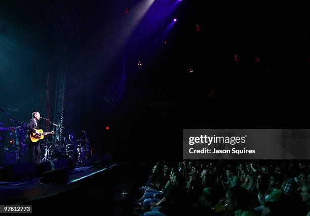 David Gray performs at the Uptown Theatre on March 17, 2010 in Kansas City, Missouri.