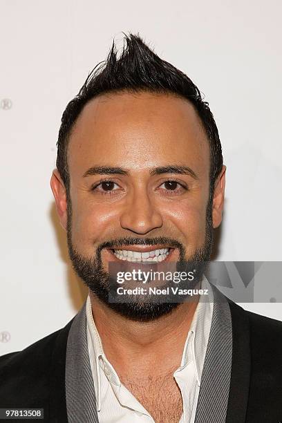 Nick Verreos attends the FGILA's 2nd Annual "The Designer And The Muse" charity fashion event at The Standard Hotel on March 17, 2010 in Los Angeles,...