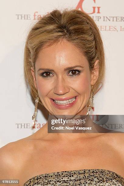 Ashley Jones attends the FGILA's 2nd Annual "The Designer And The Muse" charity fashion event at The Standard Hotel on March 17, 2010 in Los Angeles,...