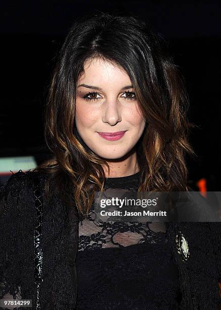 Actress Shenae Grimes attends the 'Chelsea Chelsea Bang Bang' L.A. Launch Party at The Beverly Hilton hotel on March 17, 2010 in Beverly Hills,...