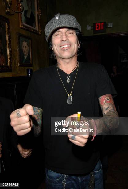 Tommy Lee at the "Hot Tub Time Machine" Los Angeles Premiere After Party at Cabana Club on March 17, 2010 in Hollywood, California.