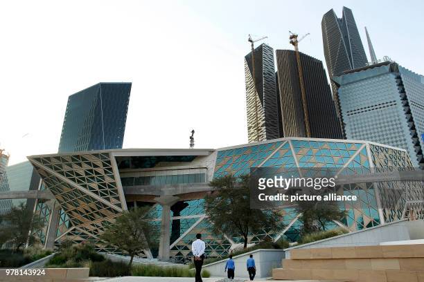 Dpatop - A general view of the AMC Entertainment cinema theatre at the King Abdullah Financial District in Riyadh, Saudi Arabia, 18 April 2018. Saudi...