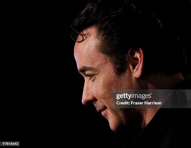 Actor John Cusack arrives at the after party premiere of MGM & United Artisits' "Hot Tub Time Machine" on March 17, 2010 in Hollywood, California.