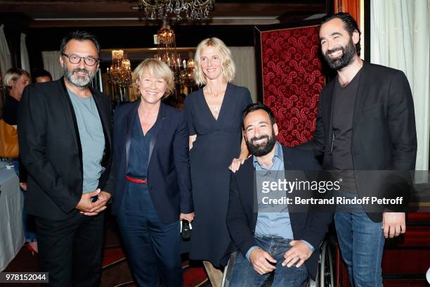 Support of the event Frederic Lopez, Ariane Massenet, Support of the event Sandrine Kiberlain, Creators of the Association "Comme les autres" Olympic...