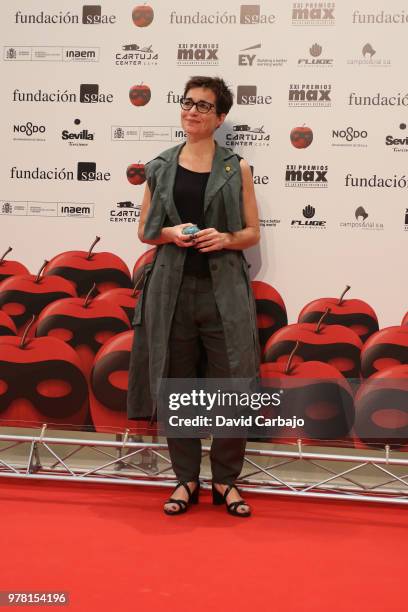 Antonia Raso attends the XXI Max Awards at the Cartuja Center on June 18, 2018 in Seville, Spain.