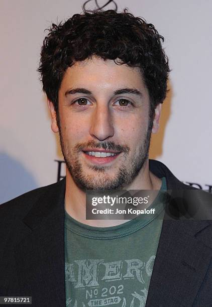 Actor Jason Biggs arrives at Chelsea Handler Hosts Book Launch Party For "Chelsea Chelsea Bang Bang" at Bar 210 at The Beverly Hilton hotel on March...