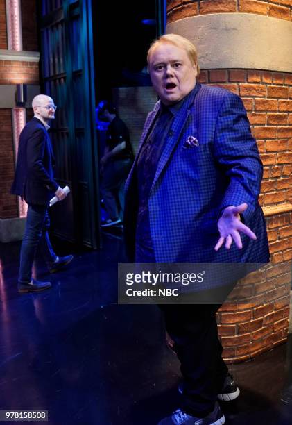 Episode 698 -- Pictured: Comedian Louie Anderson after his interview on June 18, 2018 --