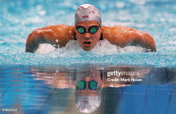 Nolan Stringer Stephanie Rice of Queensland competes in the Womens 100 metre... News ...