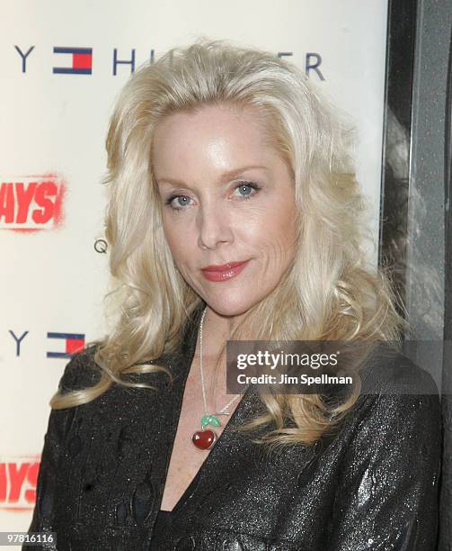 Musician Cherie Currie attends "The Runaways" New York premiere at Landmark Sunshine Cinema on March 17, 2010 in New York City.