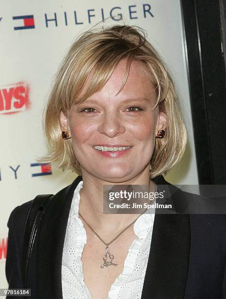 Martha Plimpton attends "The Runaways" New York premiere at Landmark Sunshine Cinema on March 17, 2010 in New York City.