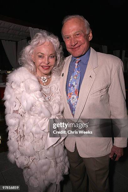 Lois Aldrin and Buzz Aldrin attends the grand opening of Drai's Hollywood on March 17, 2010 in Hollywood, California.